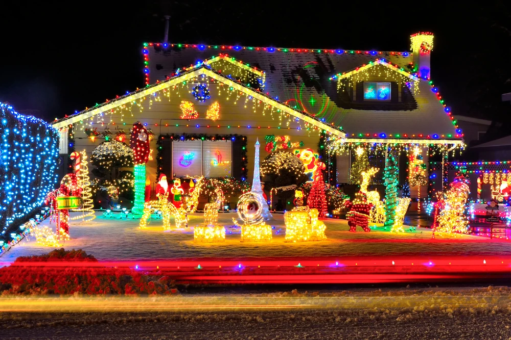 Świąteczna elewacja 1